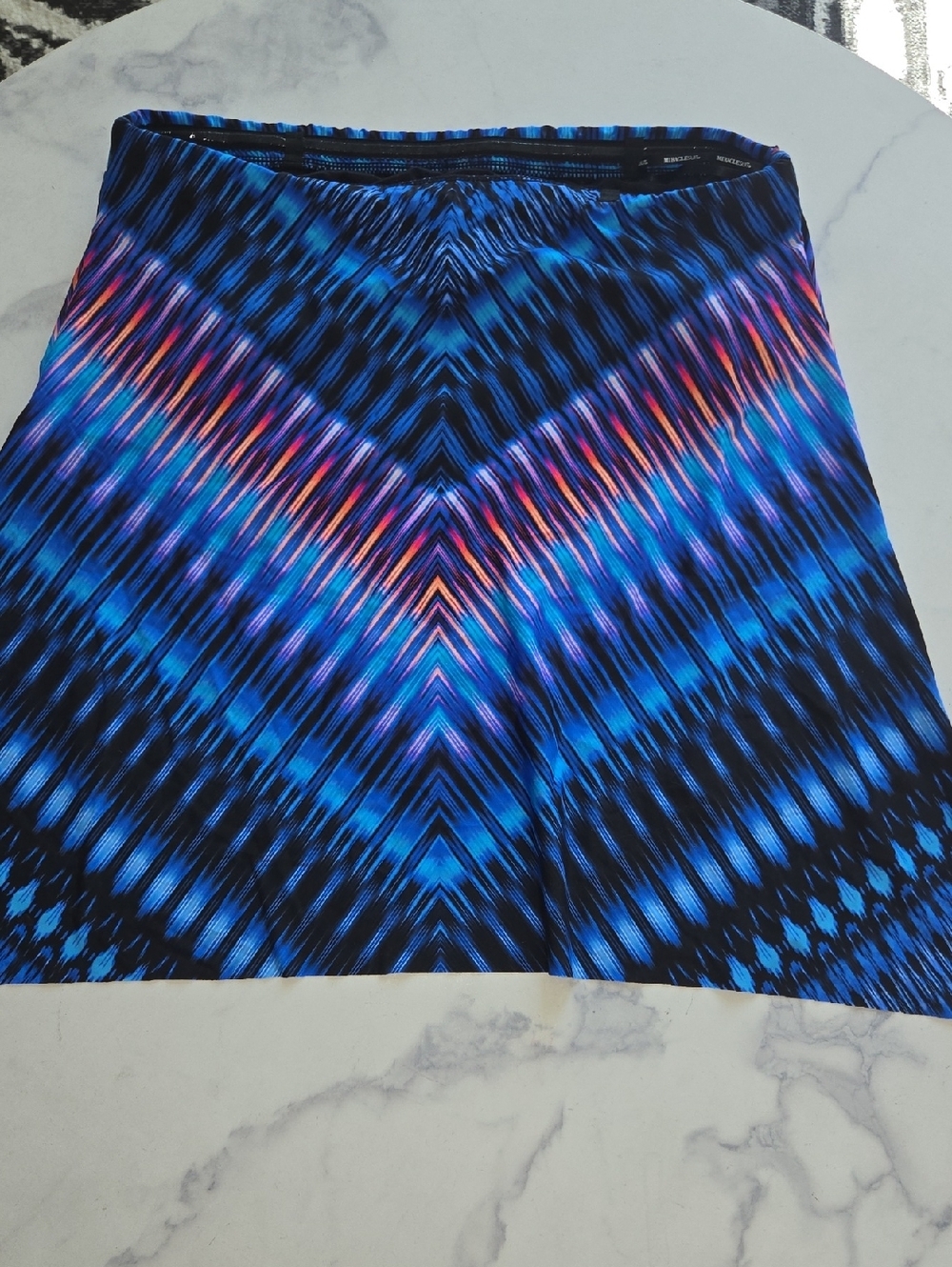 Miraclesuit Swimsuit Tankini Marrakech Underwire Bandini Strapless Blue SZ 8 NWT - Picture 4 of 10